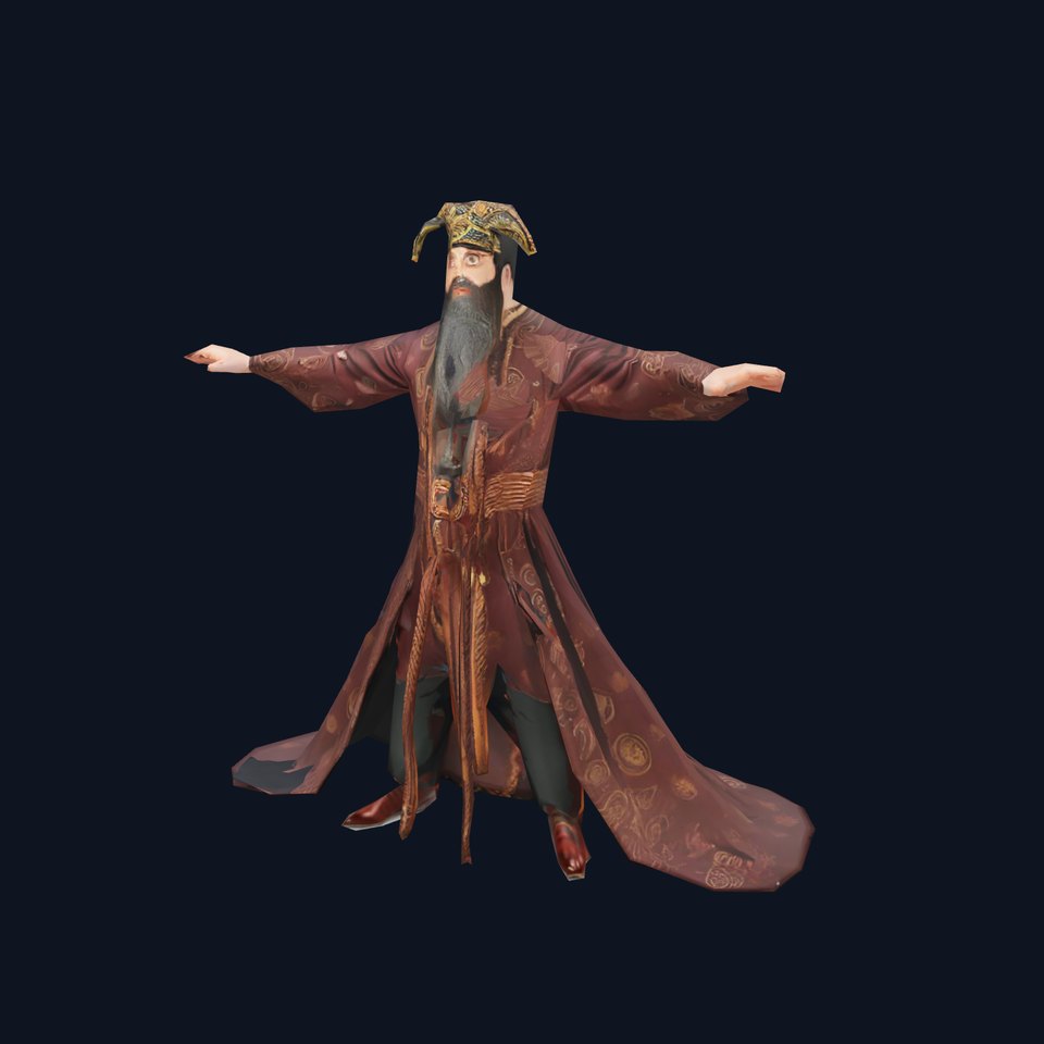 Regal Wizard Character Model Pack for Fantasy Worlds